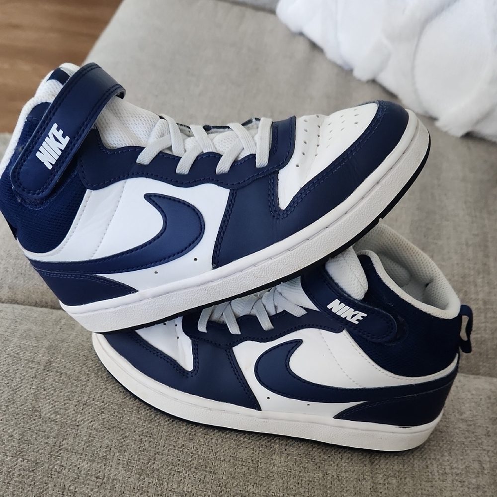 Nike Boys Blue and White Sneakers